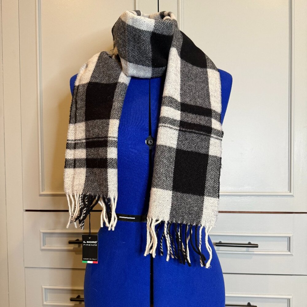 Il Moro Firenze italian wool scarf NWT